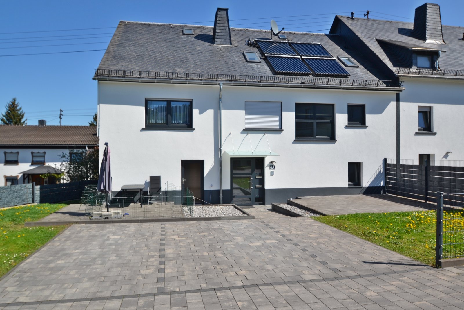 DHH mit Hauseingang Nr. 6a, Whg. 3 und 4